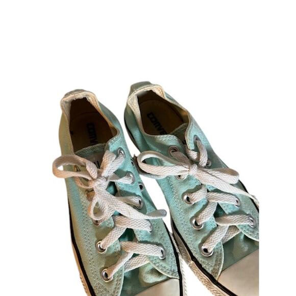 Converse All Star Bay Blue Low Top Lace Up Chuck Taylor Sneaker Women Sz 6 - Picture 3 of 8